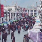Lhasa, tržiště na Barkoru